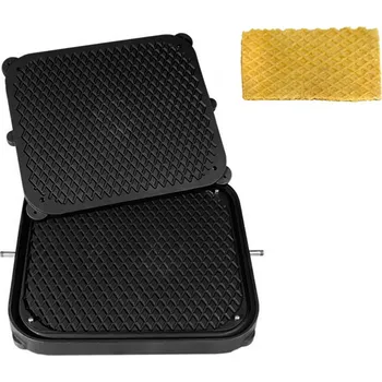 Vaflovač G.Gastro Commercial Tartlet Machine Plates for TMPIC – Waffle - 1-hole - 5.5 mm height