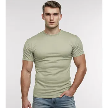 Pánské tričko Recea Pánské tričko s krátkým rukávem Guinillixx světle zelená XXL