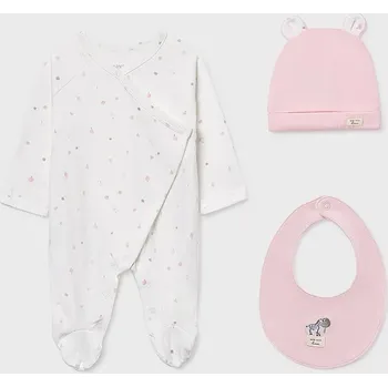 Kojenecký overall Kojenecké bavlněné dupačky Mayoral Newborn 9979 9979.1A.Newborn.9BYA růžová 30X, vel. 60