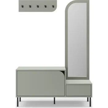 Předsíňová stěna Marckeric Předsíňová sestava Bea Rozbale(v)né, odštíplé dřevo, poškozené rohy, poškrábané