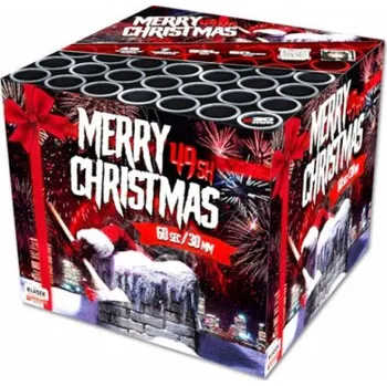 Zábavní pyrotechnika Merry Christmas 49 ran / 30 mm