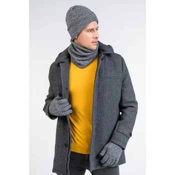 Čepice Pamami Pánský zimní set Alaguntira šedá One size