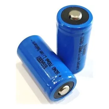 Článková baterie Trustfire Li-ion Baterie 16340 700mAh 1C bez PCB (Buttom Top) 1 ks