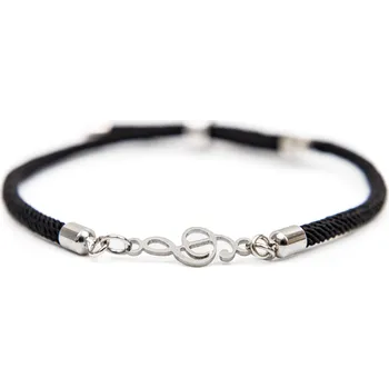 Náramek Stahovací náramek s Houslovým klíčem Barva: Červená