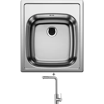 Nerezový dřez Nerezový dřez SET Foster 1000 1144 nerez + Laveo BONA BAB 269D nerez