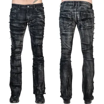 Pánské džíny kalhoty unisex (jeans) WORNSTAR - Remnant - Black - 40