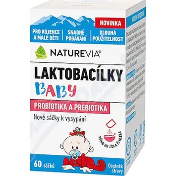 NatureVia Laktobacílky baby 60 sáčků