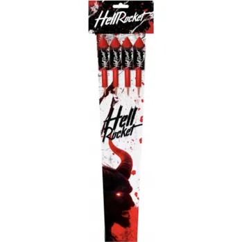 Zábavní pyrotechnika Hell rocket / Happy rocket set 4 ks