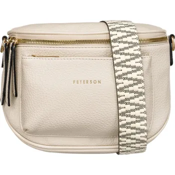 Kabelka Peterson Dámská crossbody kabelka Oltion béžovo-bílá One size
