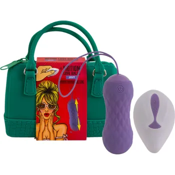 FEELZTOYS Jivy - rádiové pulzující vibrační vajíčko (fialové)