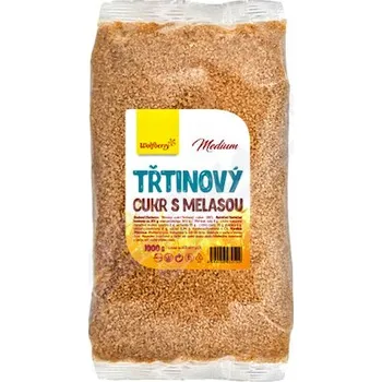 Cukr Třtinový cukr s melasou 1kg Wolfberry