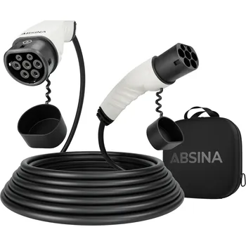 Nabíjecí kabel pro elektromobil ABSINA EV nabíjecí kabel Type 2 - 11kW 5m
