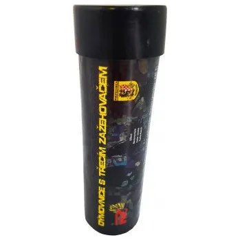 Zábavní pyrotechnika Dýmovnice třecí žlutá 1 ks