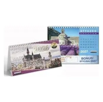 Diář Kalendarz 2026 biurkowy Podróże