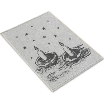 Utěrka Malý kuchyňský ručník 35x50 ZARA 450g Plovoucí svíčky šedobílé