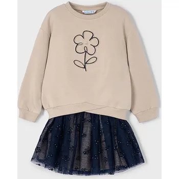 Dívčí sukně Set mikina a sukně Mayoral 4936/76