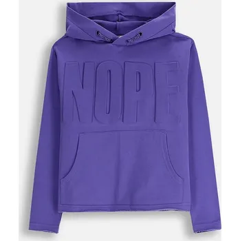 Chlapecká mikina Dětská mikina Coccodrillo fialová barva, s kapucí, s potiskem, RAVE GIRL JUNIOR ZC5132301RGJ 45X, vel. 158