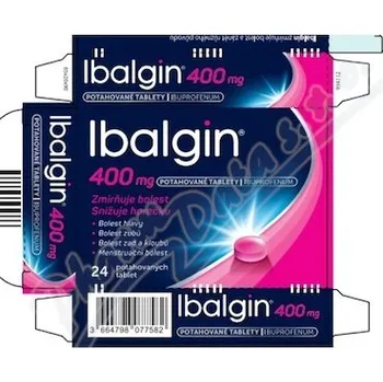 Lék na bolest, zánět a horečku Ibalgin 400mg tbl.flm.24