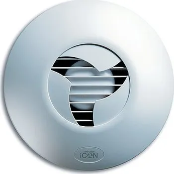 ventilátor do koupelny AIRFLOW iCON 15 základní provedení, kuličková ložiska, autom. klapka