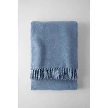 deka Modrý pléd s podílem bavlny Euromant Basics, 140 x 180 cm ID_938112