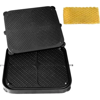 Vaflovač G.Gastro Commercial Tartlet Machine Plates for TMPIC – Waffle - 4-hole