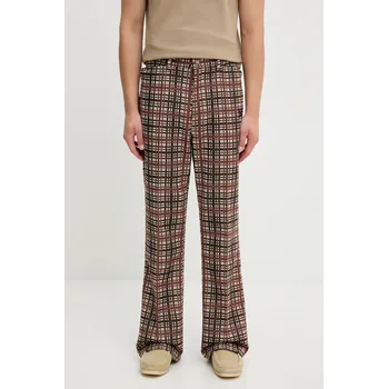 Kalhoty Needles Boot-Cut pánské, hnědá barva, RW311, M, 84X