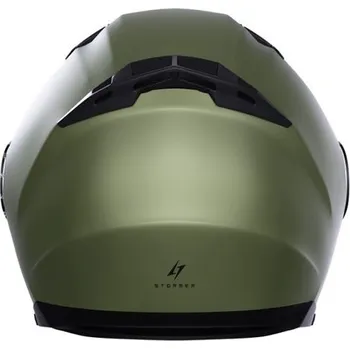 Helma na motorku Open face helmet STORMER RIVAL kaki matt XS