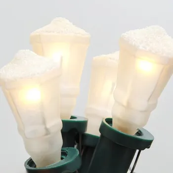 Vánoční dekorace Žárovka Lucerna bílá 20V/0,1A, balení 36 ks