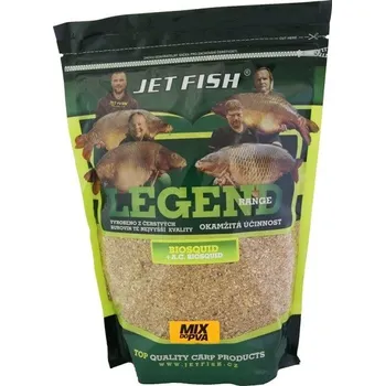 Nástraha Krmítková Směs JetFish Legend Range PVA Mix 1kg Banán / Chilli