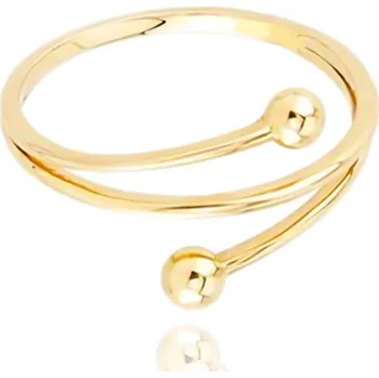 Prsten MINET Zlatý prsten s kuličkami Au 585/1000 vel. 51 - 1,50g