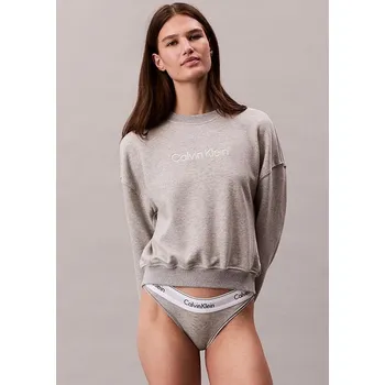 Dámská mikina Dámská mikina Calvin Klein QS7514 P7A L Šedá