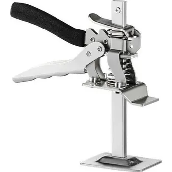 Sada nářadí Zvedák skříňových desek 195x60x80 mm Ruční zvedací nástroj z nerezové oceli Úsporné rameno Seřizovač výšky dlaždic Dveřní panel Sádrokarton