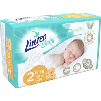 jednorázová plena Linteo Baby Dětské plenky PREMIUM MINI 3-6kg 34ks