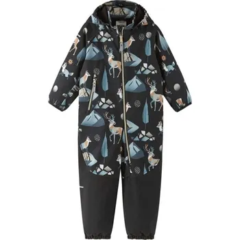 Dětský overall Dětský softshellový overal REIMA MJOSA 92 Černá, Modrá, Hnědá