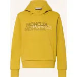 Moncler Enfant Dívčí Mikina S Kapucí, tmavě žlutá, 128