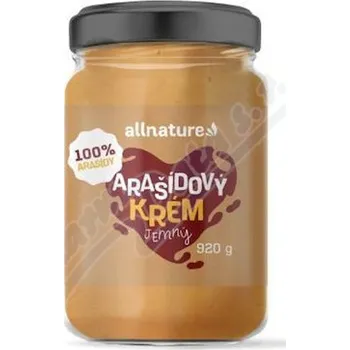 Allnature Arašídový krém jemný 920g