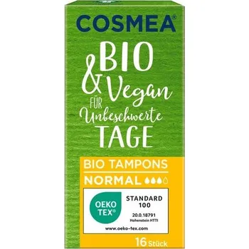 Menstruační tampony Cosmea Bio Tampons Normal 16 stück