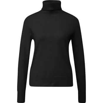 Dámská móda s.Oliver KNITTED PULLOVER 36 Černá