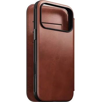 Pouzdro na mobilní telefon Nomad Modern Leather Folio Horween pro iPhone 17 Pro