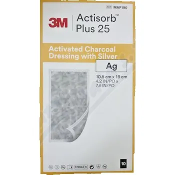 Krytí na ránu Actisorb Plus 25 krytí 10.5x19cm 10ks