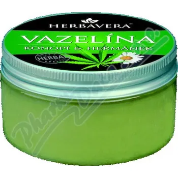 Tělový krém Konopná vazelína 8% s heřmánkem HERBAVERA 100ml