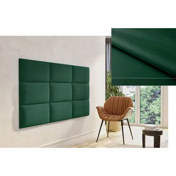 Obklad Windu čalouněný panel na stěnu, quadra, 600x3000 mm, 0,18 m2 Barva: Forest Green