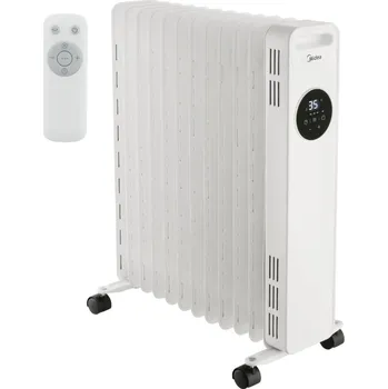 Radiátor Olejový radiátor Midea MNY231120MR, 11 žeber, 1000 - 2300 W, bílá