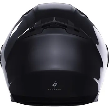 Helma na motorku Open face helmet STORMER RIVAL black pearly XS