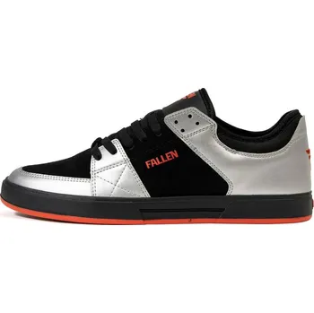 Pánské tenisky FALLEN boty - Trooper Black/Silver/Orange Fluo (Chris Cole) (BLACK SILVER ORANGE ) velikost: 38.5