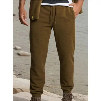 Sinsay - Kalhoty joggers - khaki - 032EV-87X - 032EV-87X-XS