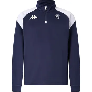 Pánská mikina Kappa LOVATO mikina FC KUŘIM SR modrá-bílá 2XL