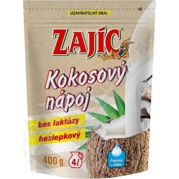 Rostlinné mléko Kokosový nápoj Zajíc sáček 400g DOYPACK