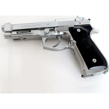 Airsoftová zbraň Tokyo Marui Airsoftová elektrická pistole M9A1 stříbrná, střelba dávkou, blowback (EBB) - NEFUNKČNÍ