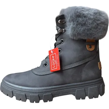 Dámská zimní obuv LOOKE zimní obuv 1336 09 Aurelie Barva: Šedá, Velikost: 37